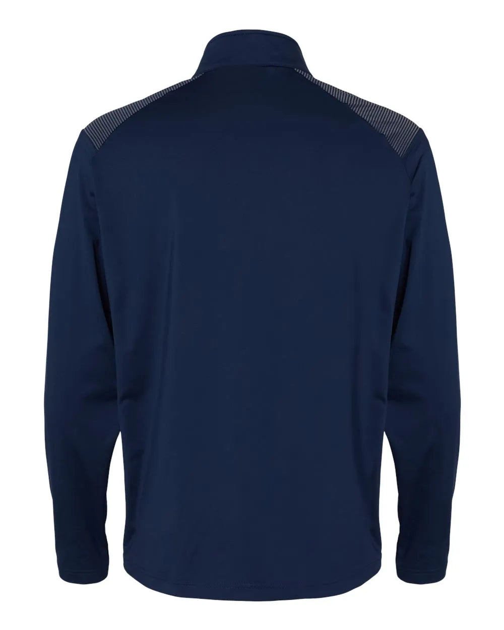 Shoulder Stripe Quarter-Zip Pullover team navy blue_5