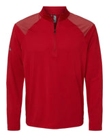 Shoulder Stripe Quarter-Zip Pullover team power red_3