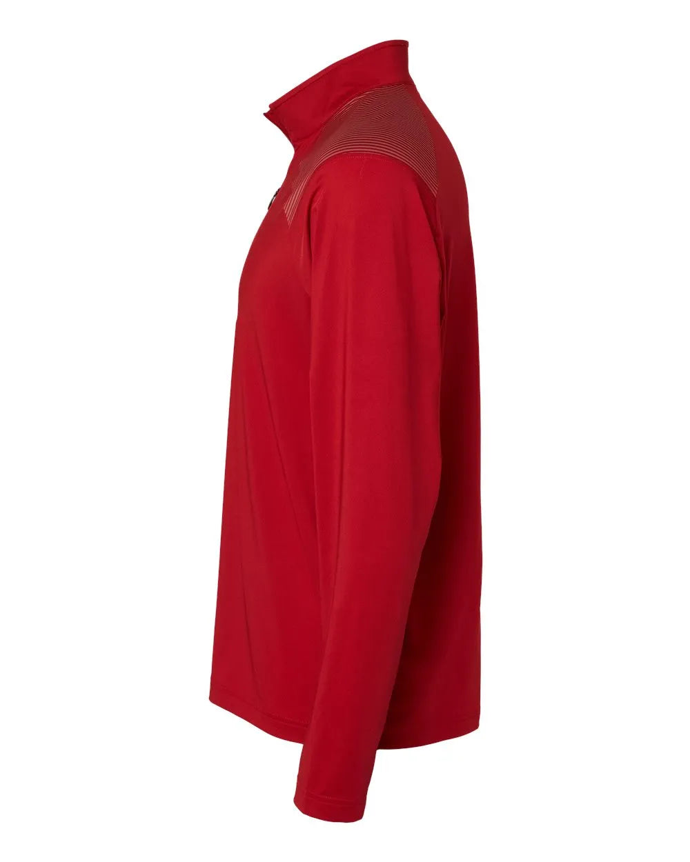 Shoulder Stripe Quarter-Zip Pullover team power red_4