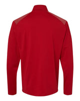 Shoulder Stripe Quarter-Zip Pullover team power red_5