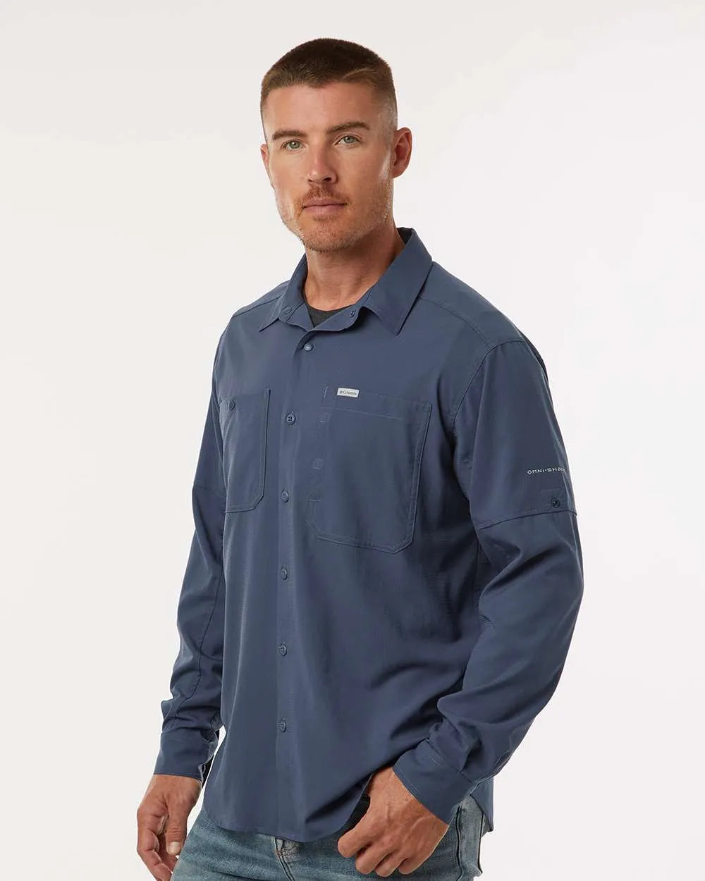Silver Ridge™ Utility Lite Long Sleeve Shirt Dark Mountain_1