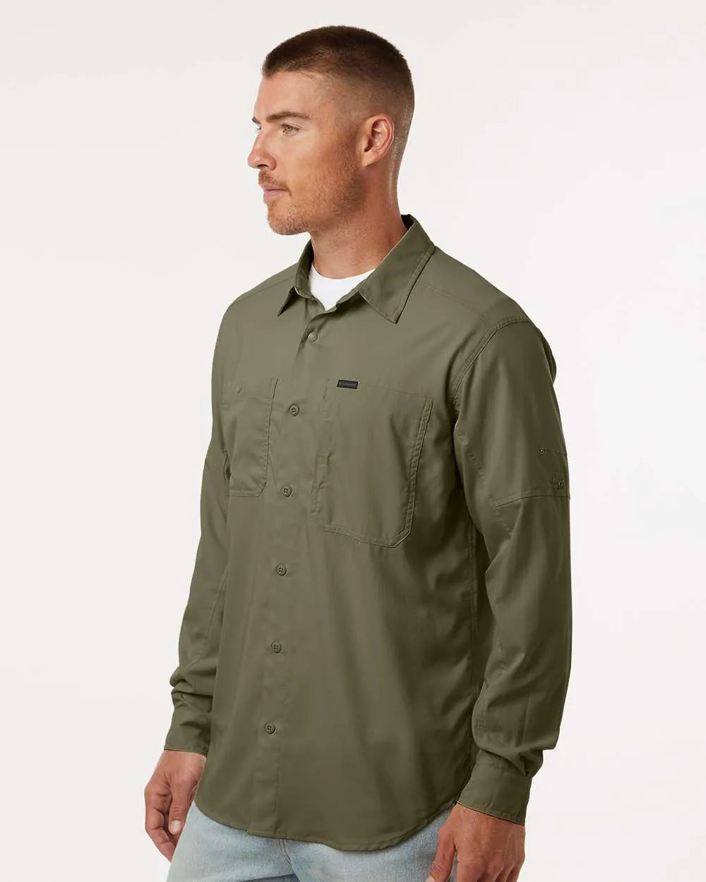 Silver Ridge™ Utility Lite Long Sleeve Shirt Stone Green_1