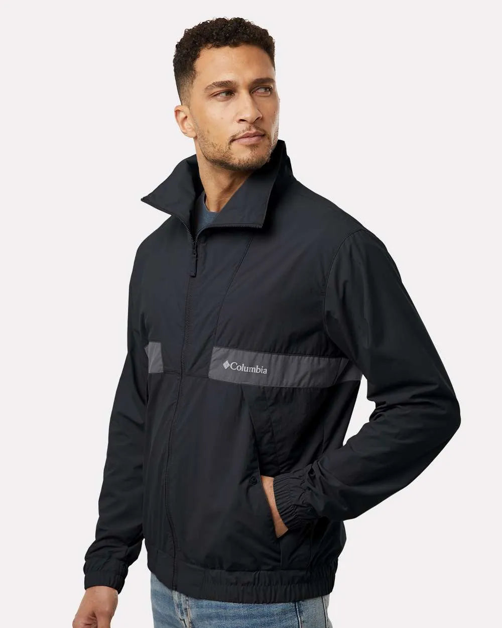 Spire Valley™ Windbreaker Black/ Shark_1