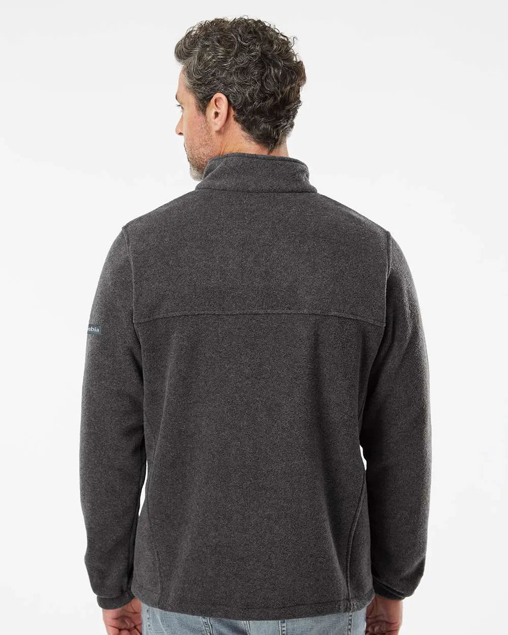 Steens Mountain™ Fleece Quarter-Zip Pullover Charcoal Heather_2