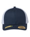 Sustainable Retro Trucker Cap - navy/ white