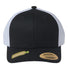 Sustainable Retro Trucker Cap Black White_1