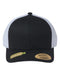 Sustainable Retro Trucker Cap Black White_1