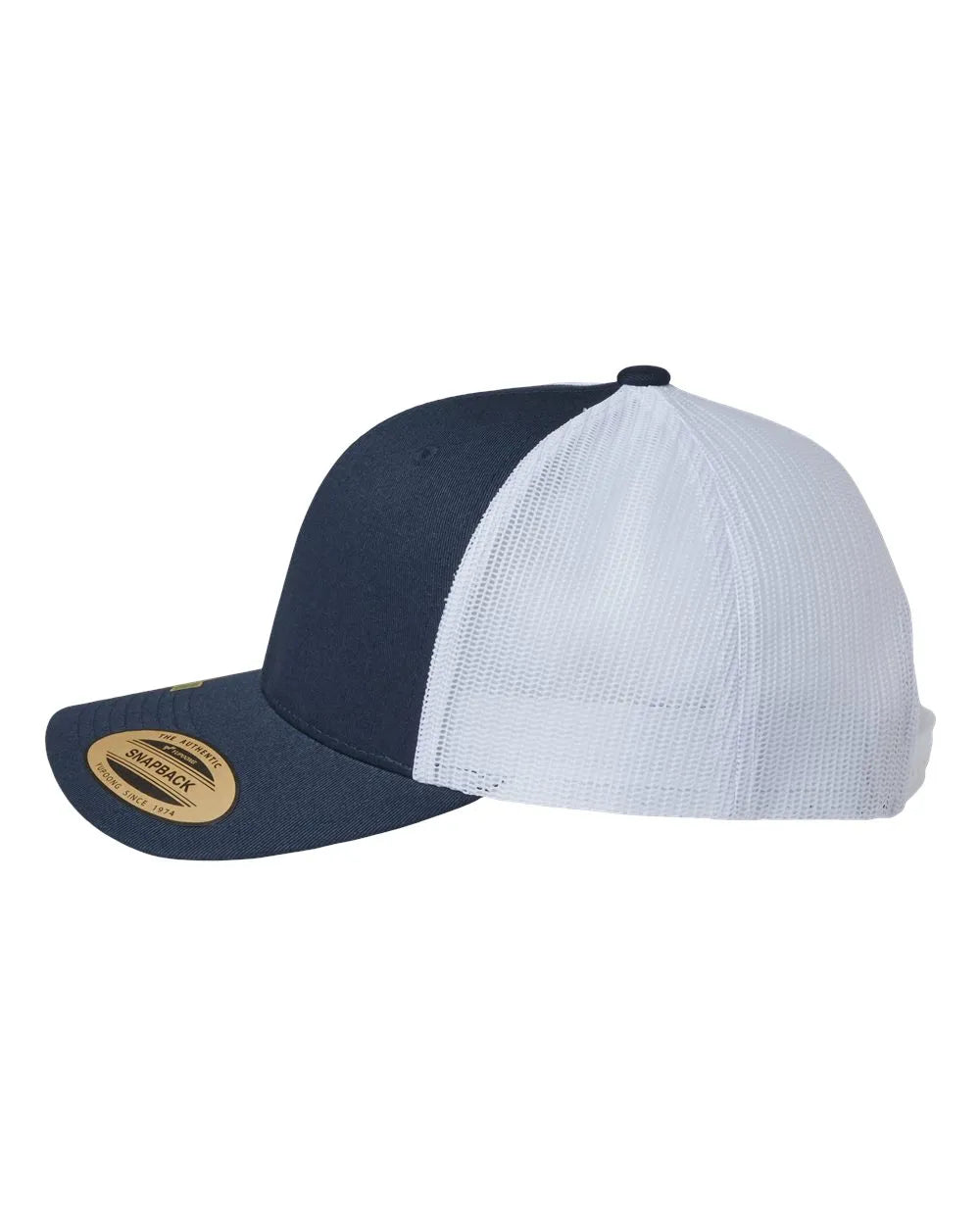 Sustainable Retro Trucker Cap Navy White_2