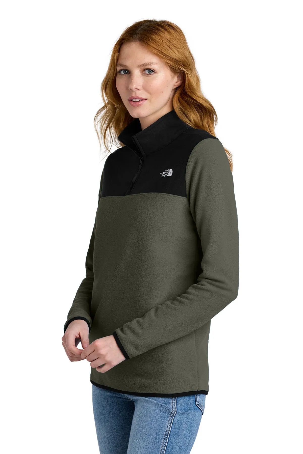 TheNorthFace_LadiesGlacier1_4-ZipFleeceNF0A7V4M-taupe