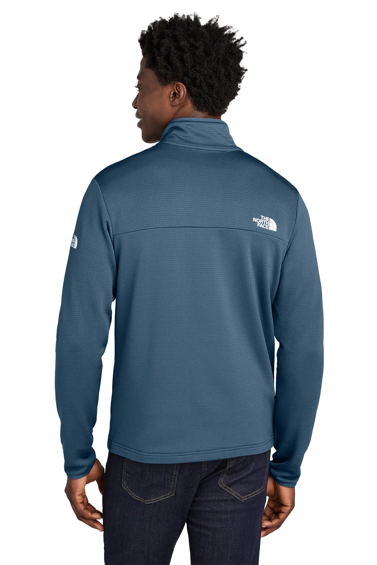 The North Face ®  Aim Full-Zip Fleece Jacket NF0A8ENK Shady Blue_1