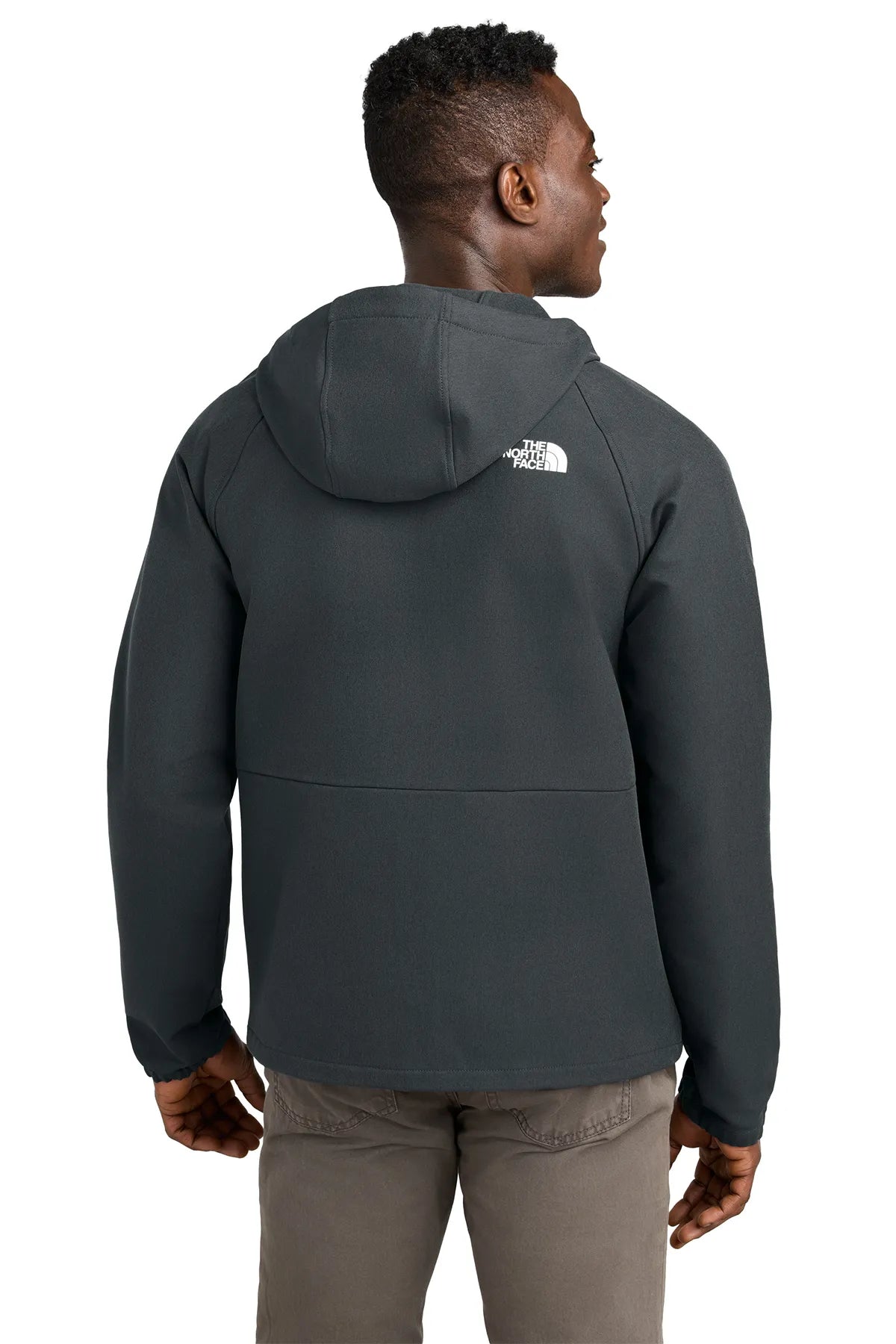 The North Face® Barr Lake Hooded Soft Shell Jacket NF0A8BUF Asphalt Grey Dark Heather_1