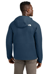 The North Face® Barr Lake Hooded Soft Shell Jacket NF0A8BUF Shady Blue Dark Heather_1