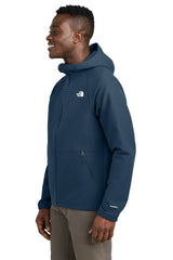 The North Face® Barr Lake Hooded Soft Shell Jacket NF0A8BUF Shady Blue Dark Heather_2