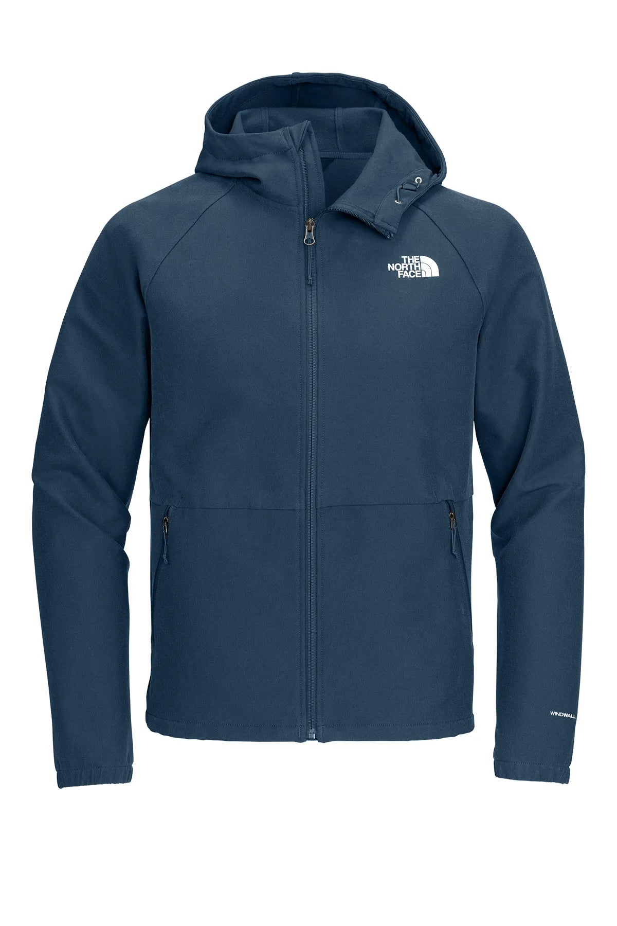 The North Face® Barr Lake Hooded Soft Shell Jacket NF0A8BUF Shady Blue Dark Heather_3