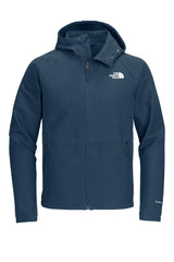 The North Face® Barr Lake Hooded Soft Shell Jacket NF0A8BUF Shady Blue Dark Heather_3
