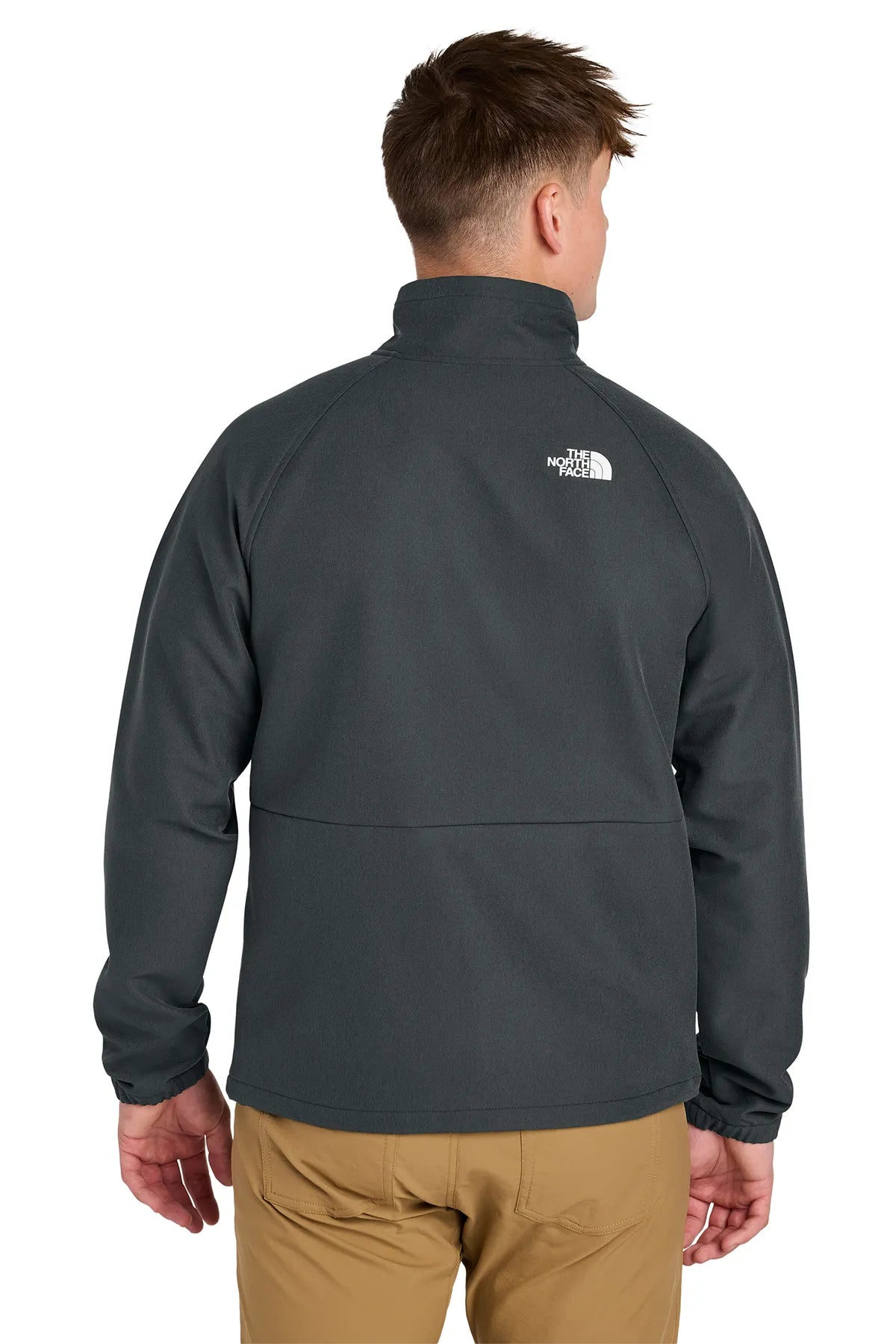 The North Face® Barr Lake Soft Shell Jacket NF0A8BUD Asphalt Grey Dark Heather_1