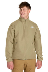 The North Face® Barr Lake Soft Shell Jacket NF0A8BUD Khaki Stone Dark Heather