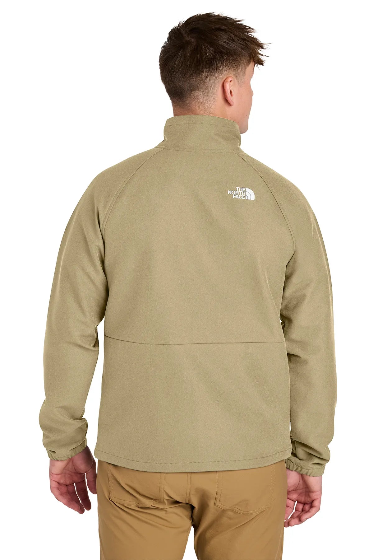 The North Face® Barr Lake Soft Shell Jacket NF0A8BUD Khaki Stone Dark Heather_1
