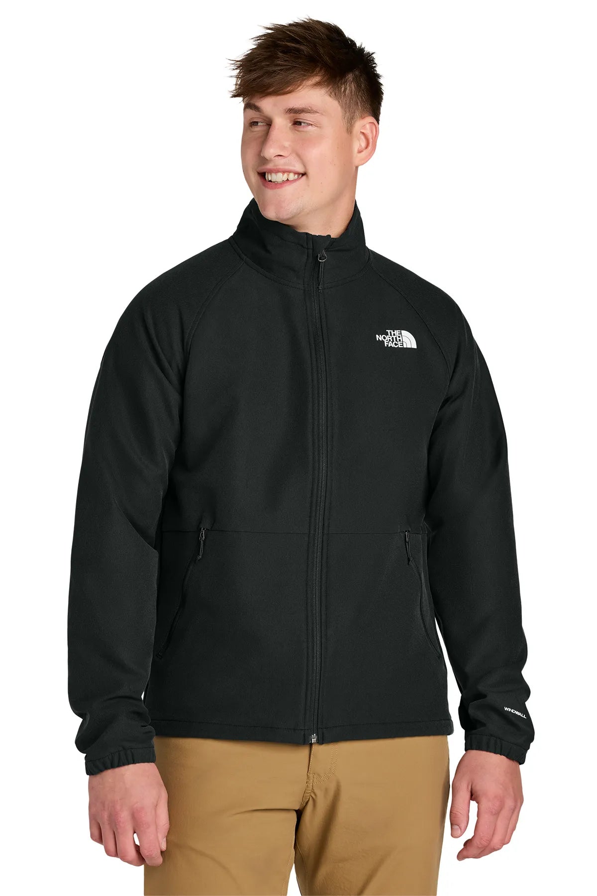 The North Face® Barr Lake Soft Shell Jacket NF0A8BUD TNF Black Heather