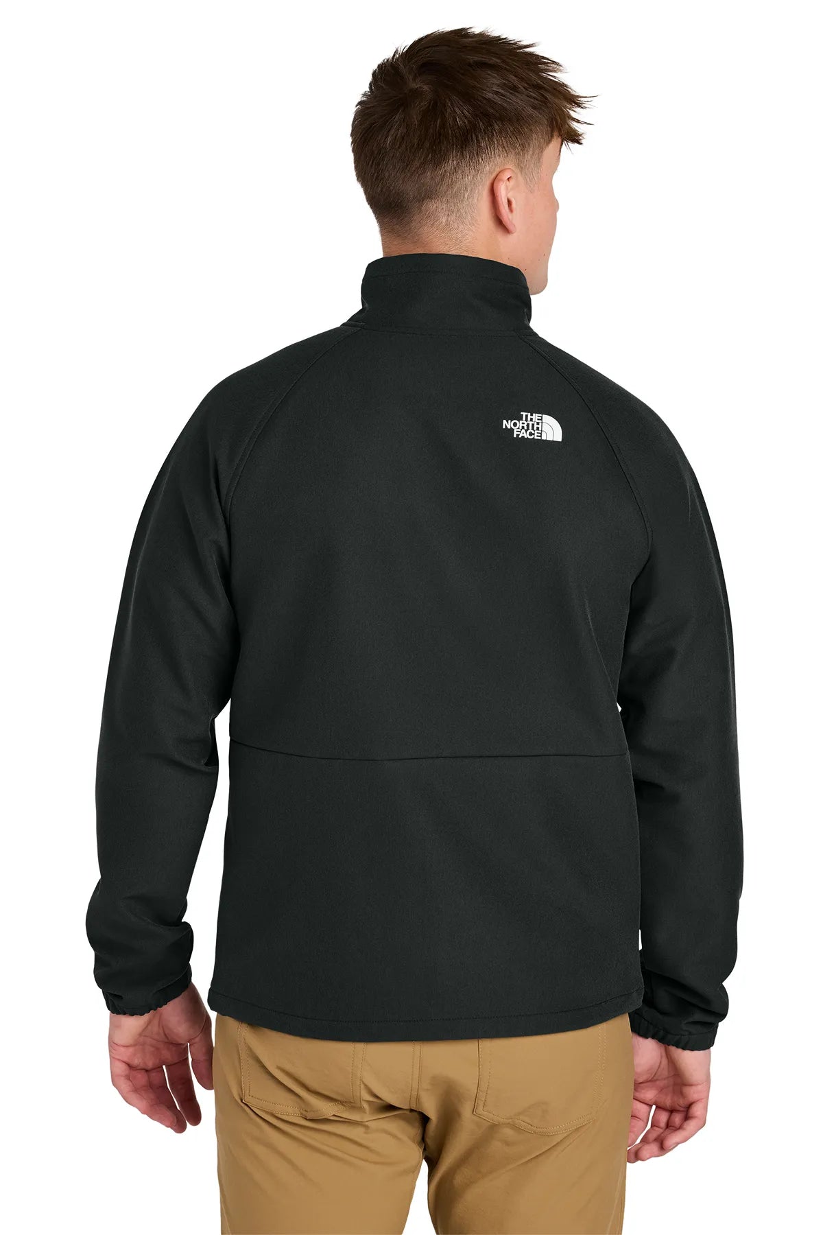 The North Face® Barr Lake Soft Shell Jacket NF0A8BUD TNF Black Heather_1