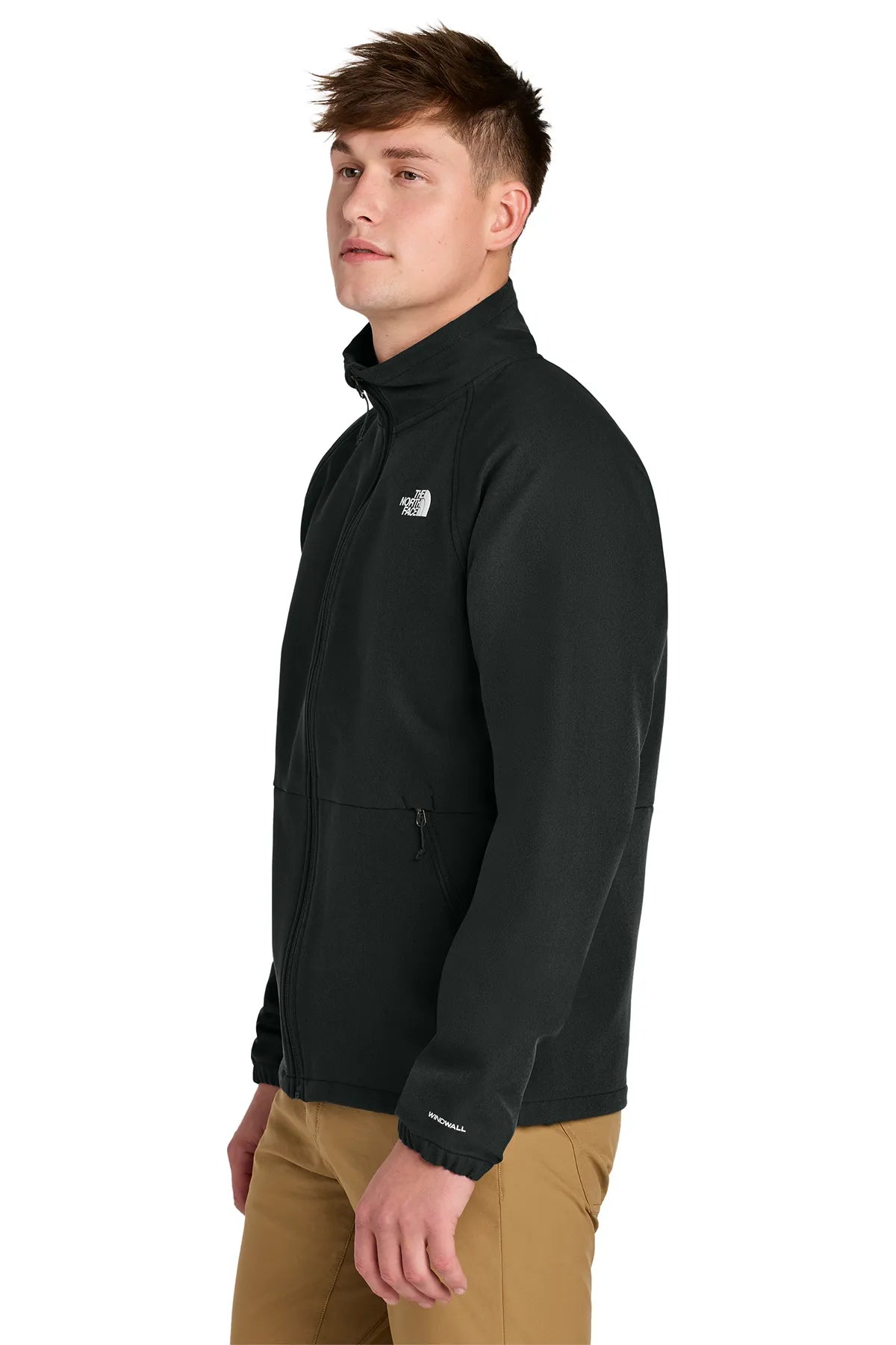The North Face® Barr Lake Soft Shell Jacket NF0A8BUD TNF Black Heather_2
