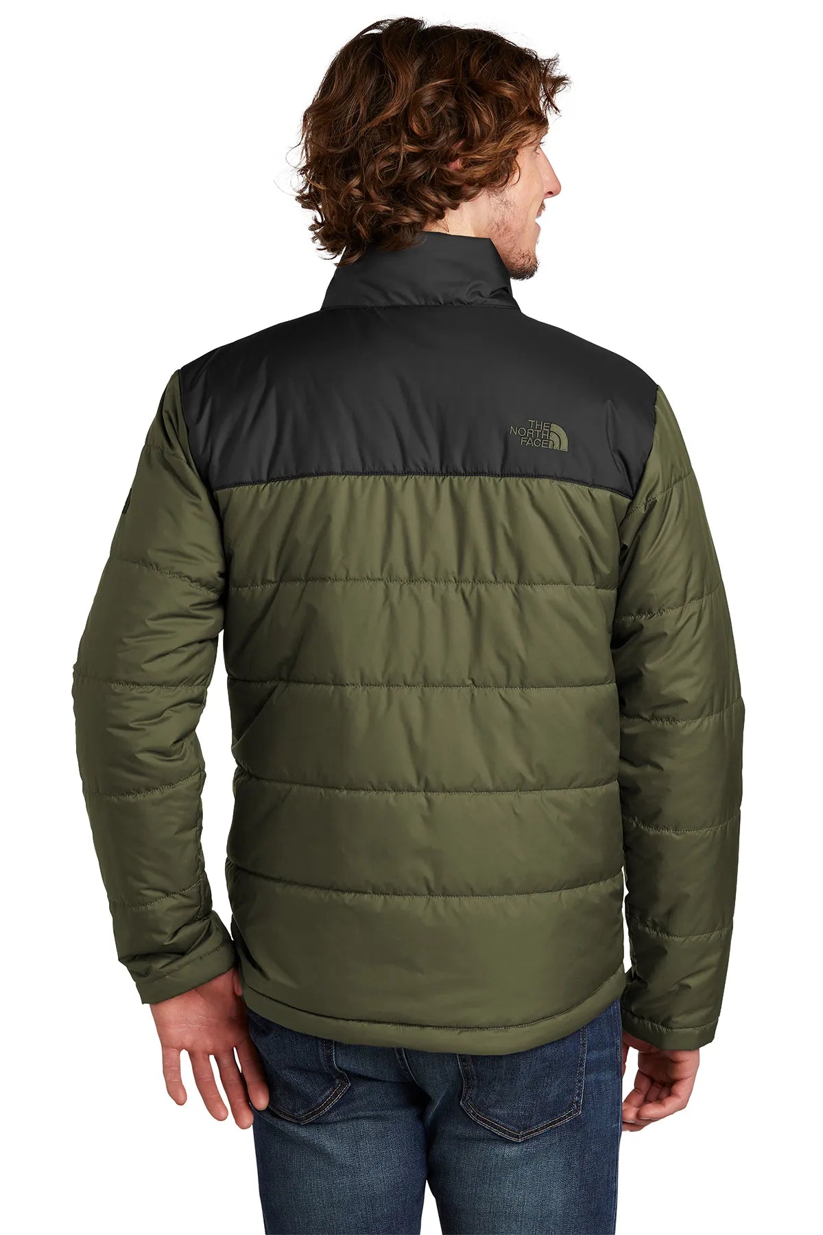 The North Face ® Chest Logo Everyday Insulated Jacket NF0A7V6J Burnt Olive Green_1