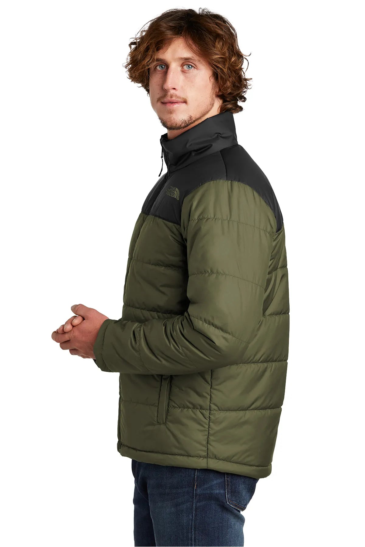 The North Face ® Chest Logo Everyday Insulated Jacket NF0A7V6J Burnt Olive Green_2