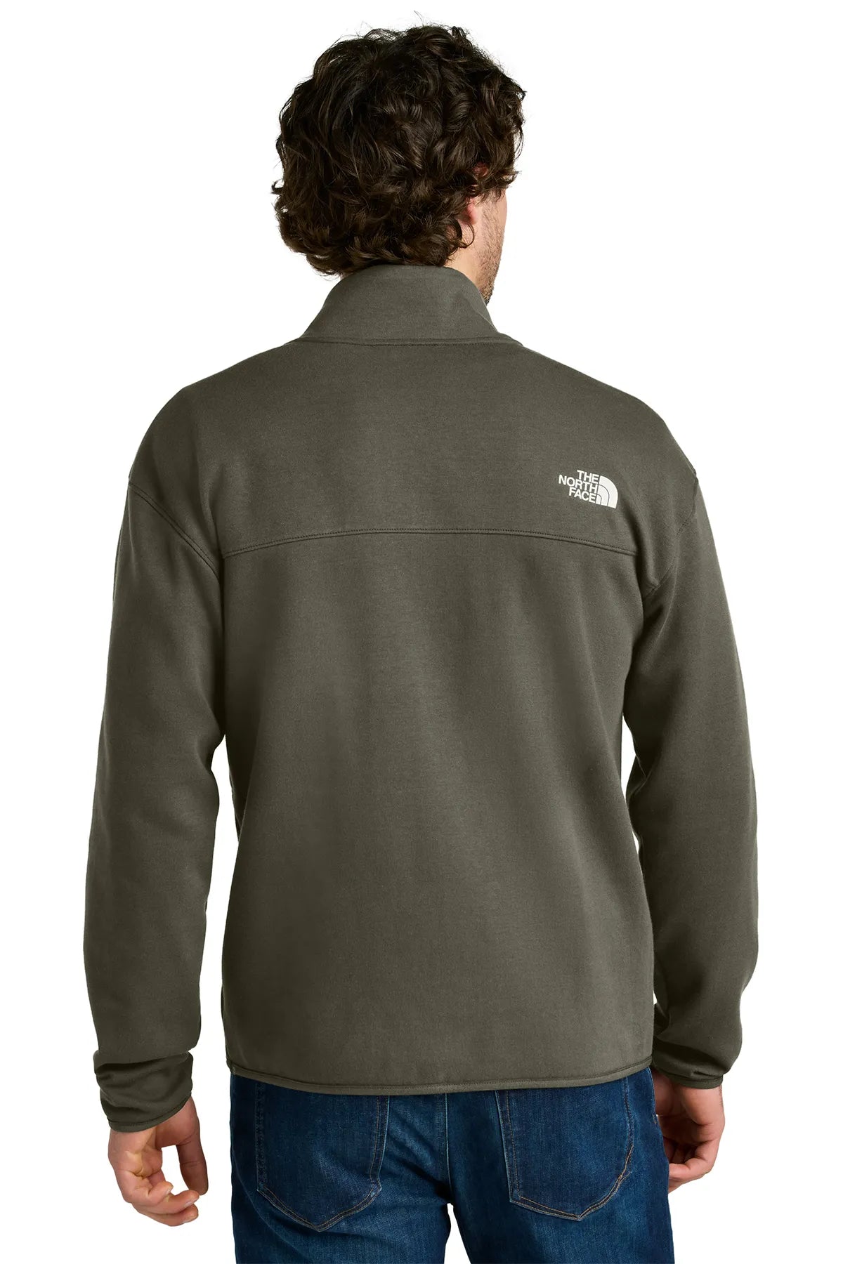 The North Face ®  Double-Knit 1/2-Zip Fleece NF0A8C5G New Taupe Green_1