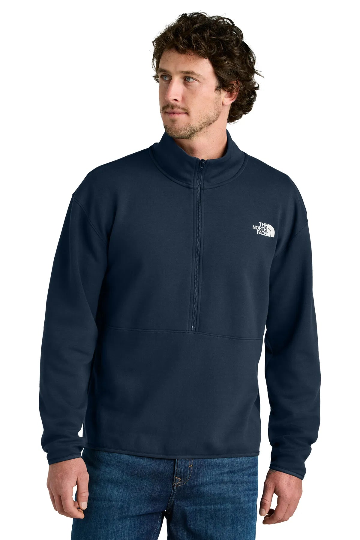 The North Face ®  Double-Knit 1/2-Zip Fleece NF0A8C5G Summit Navy