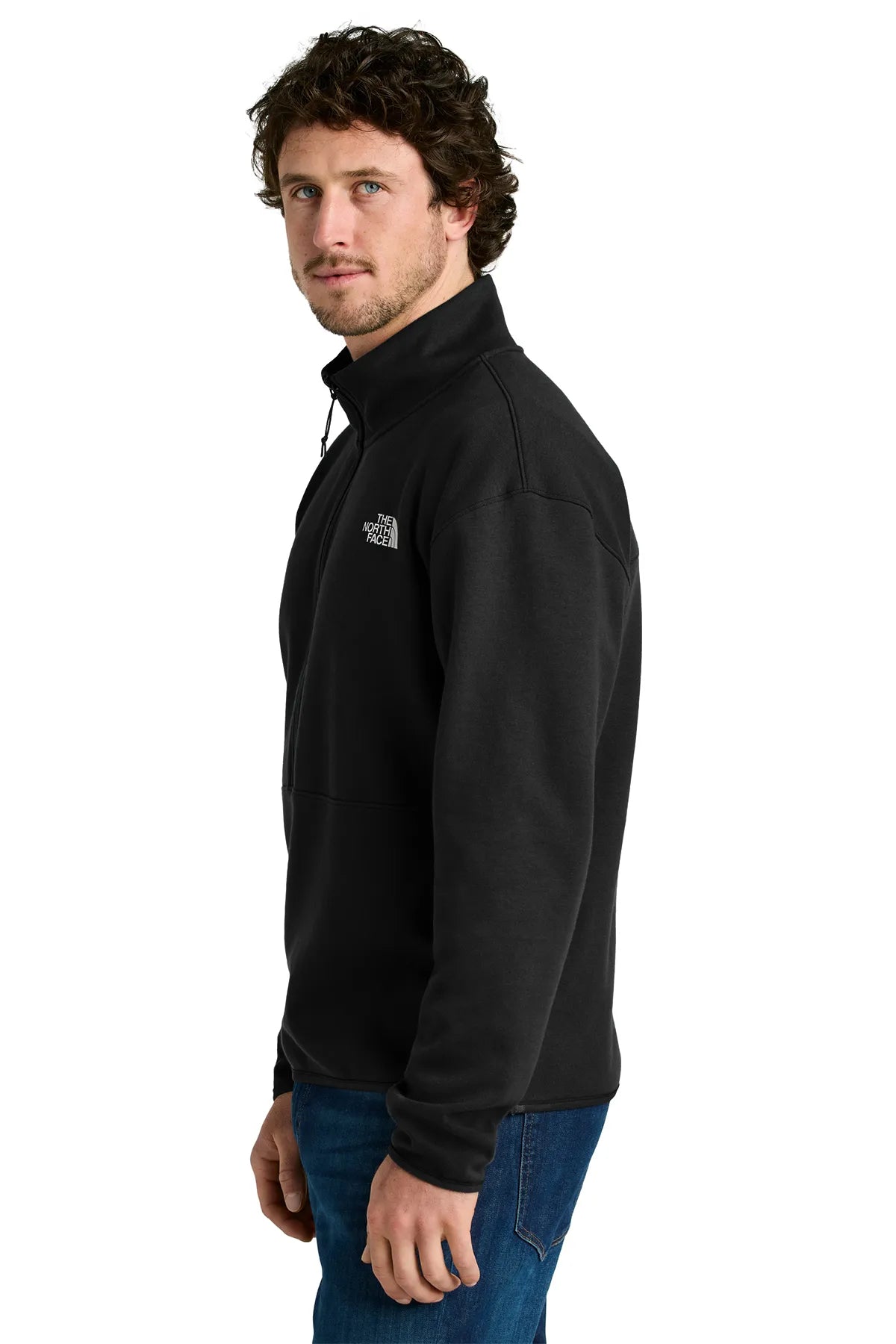 The North Face ®  Double-Knit 1/2-Zip Fleece NF0A8C5G TNF Black_2