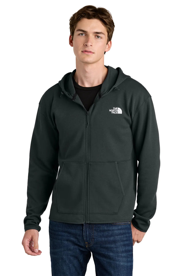 The North Face® Double-Knit Full-Zip Hoodie NF0A8BUS Asphalt Grey