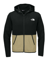 The North Face® Double-Knit Full-Zip Hoodie NF0A8BUS Khaki Stone/ TNF Black_3