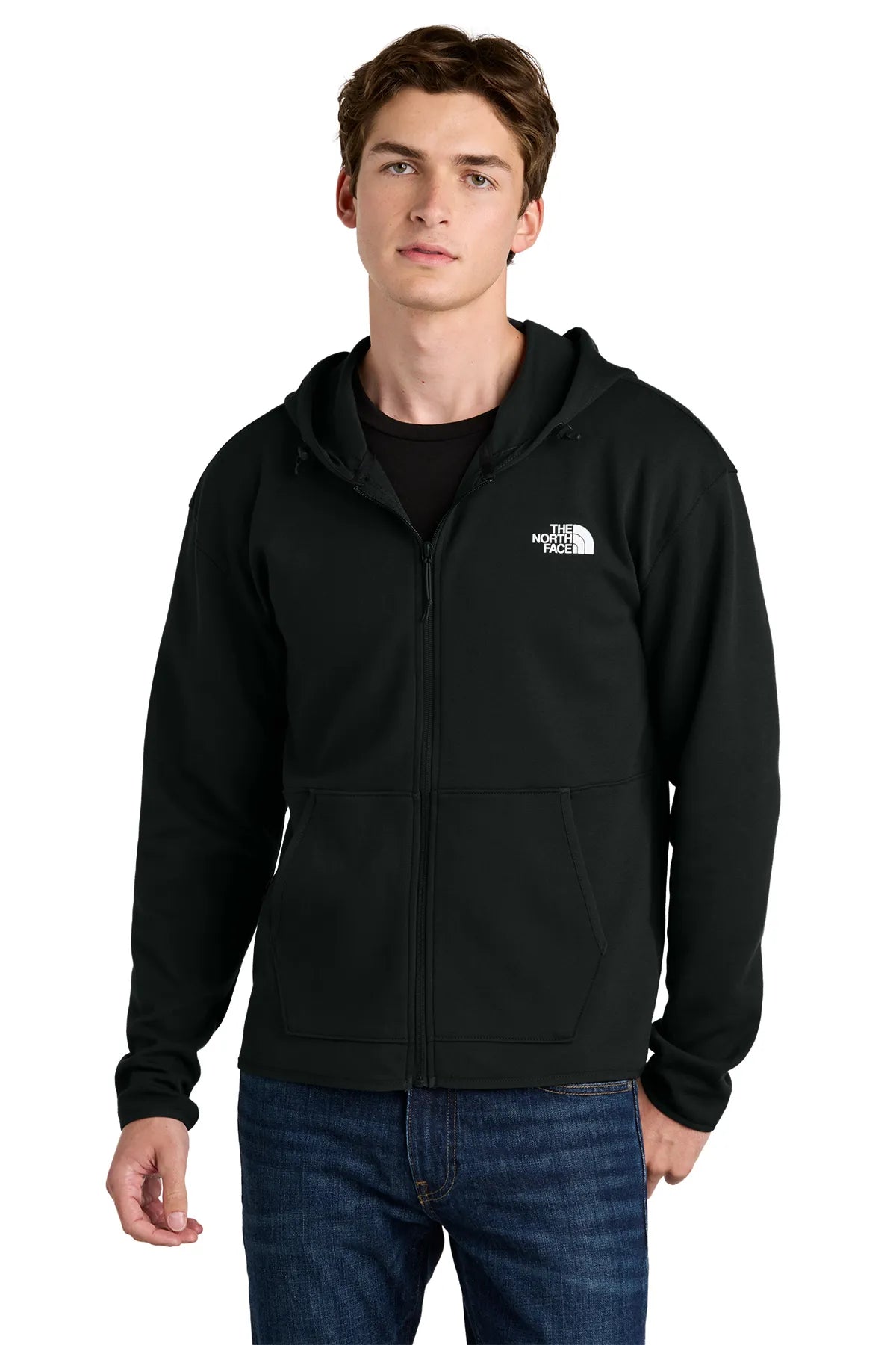 The North Face® Double-Knit Full-Zip Hoodie NF0A8BUS TNF Black