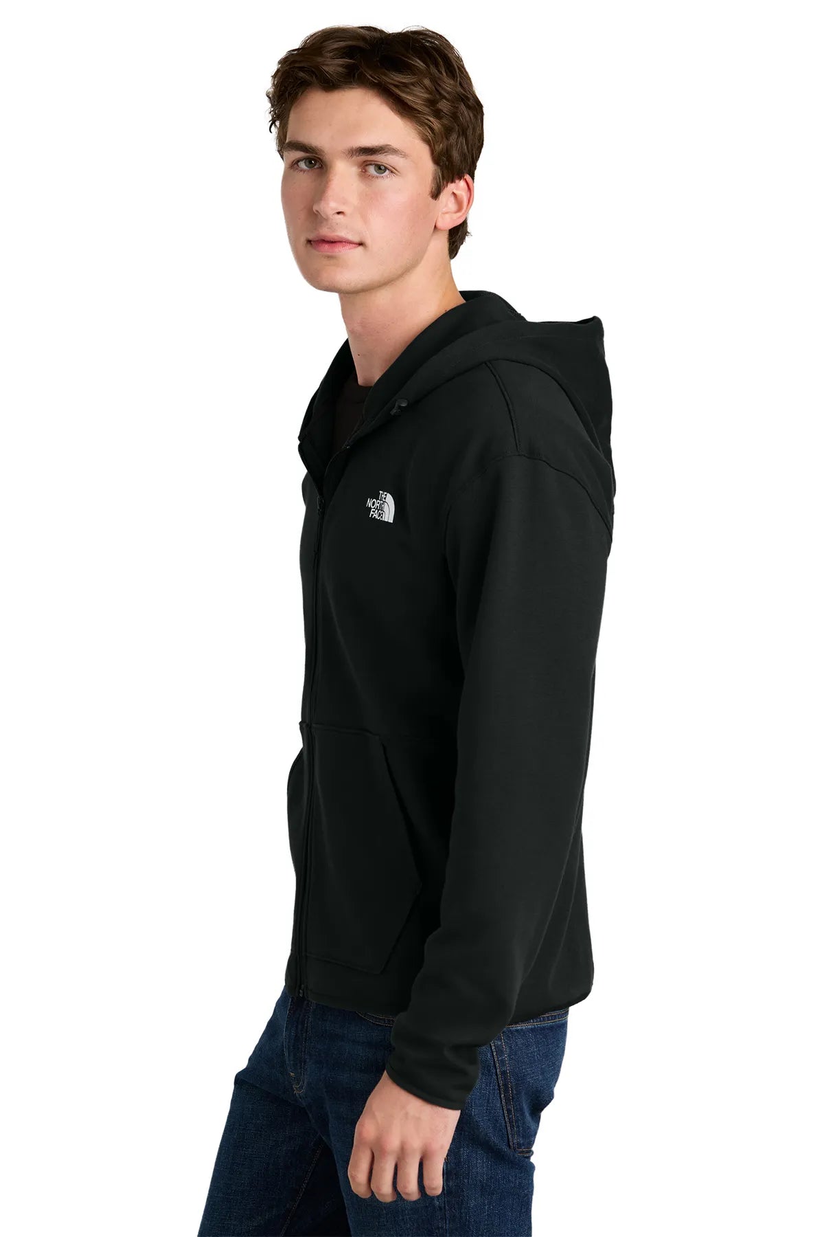 The North Face® Double-Knit Full-Zip Hoodie NF0A8BUS TNF Black_2