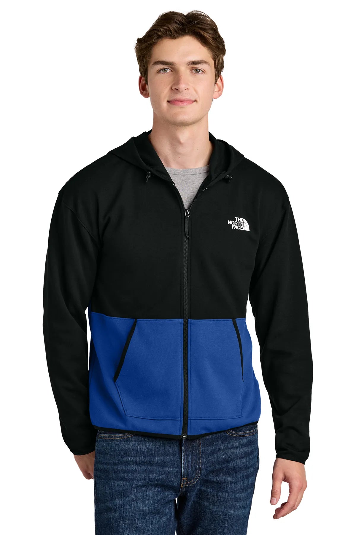 The North Face® Double-Knit Full-Zip Hoodie NF0A8BUS TNF Blue/ TNF Black
