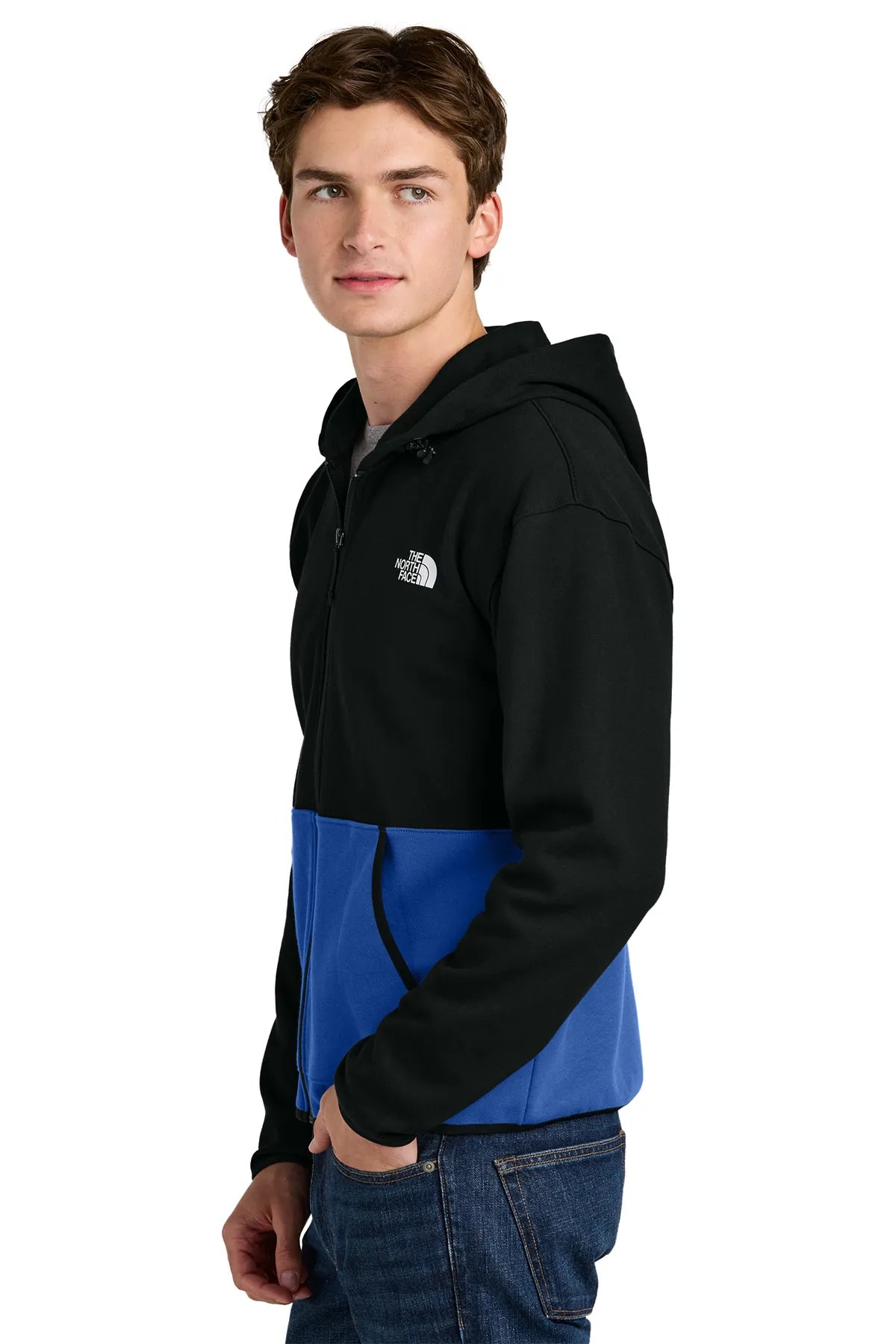 The North Face® Double-Knit Full-Zip Hoodie NF0A8BUS TNF Blue/ TNF Black_2