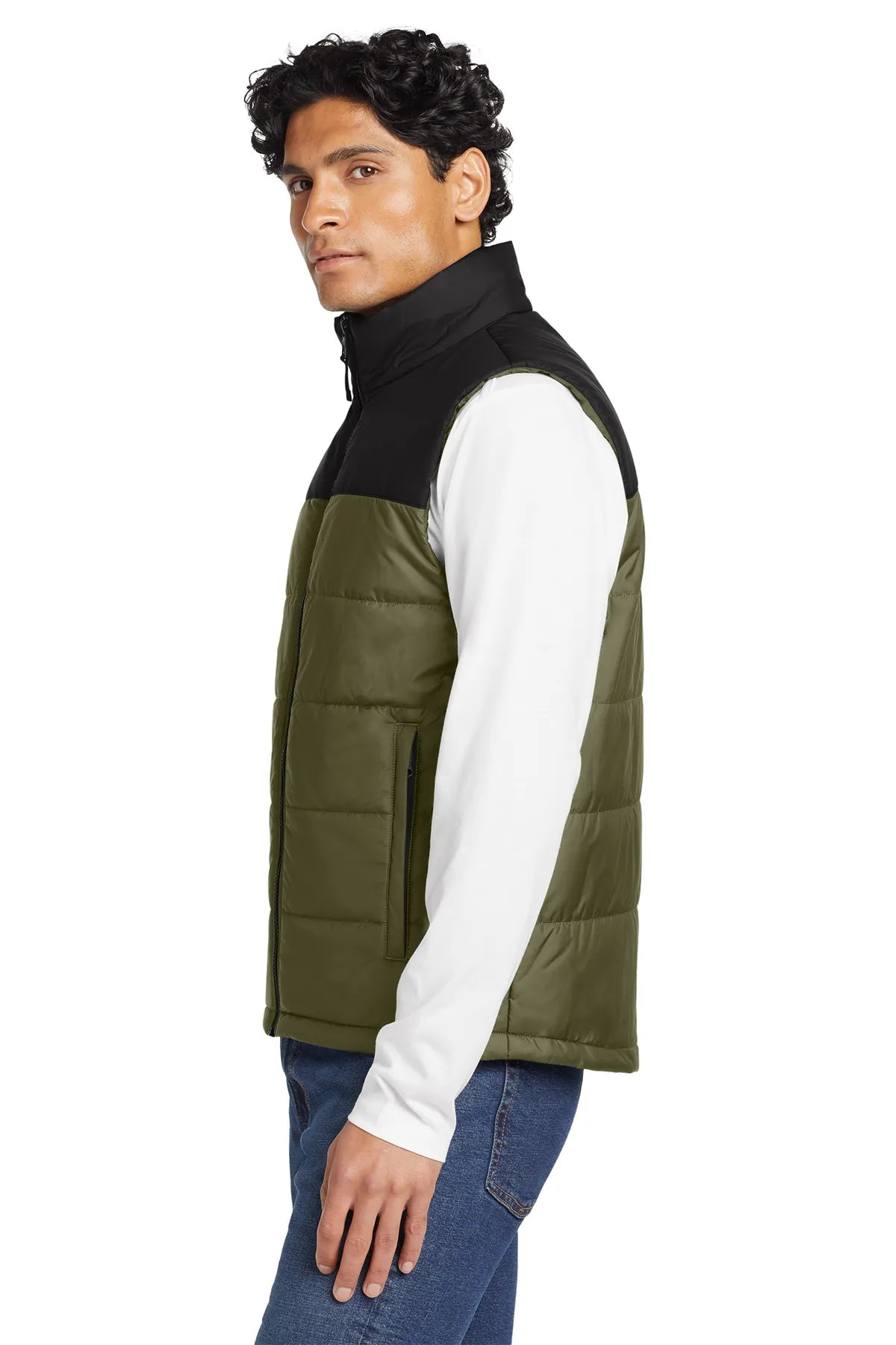 The North Face ® Everyday Insulated Vest. NF0A529A Burnt Olive Green_2