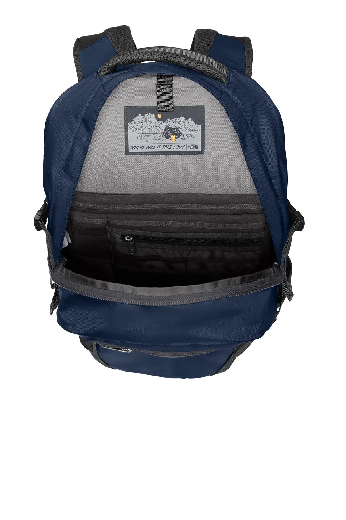 The North Face ® Fall Line Backpack. NF0A3KX7 Cosmic Blue/ Asphalt Grey_4