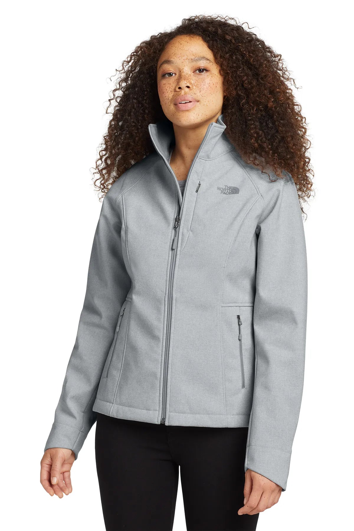 The North Face ® Ladies Apex Barrier Soft Shell Jacket. NF0A3LGU TNF Light Grey Heather