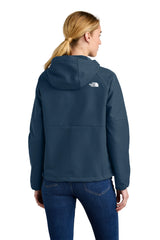 The North Face® Ladies Barr Lake Hooded Soft Shell Jacket NF0A8BUE Shady Blue Dark Heather_1