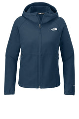 The North Face® Ladies Barr Lake Hooded Soft Shell Jacket NF0A8BUE Shady Blue Dark Heather_3