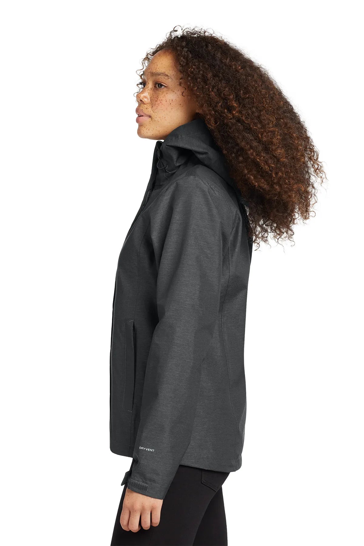 The North Face ® Ladies DryVent™ Rain Jacket. NF0A3LH5 TNF Dark Grey Heather_2