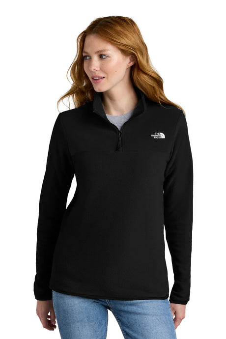 The North Face® Ladies Glacier 1/4-Zip Fleece NF0A7V4M TNF Black
