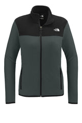 The North Face® Ladies Glacier Full-Zip Fleece Jacket NF0A7V4K Asphalt Grey/ TNF Black_3