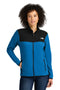 The North Face® Ladies Glacier Full-Zip Fleece Jacket NF0A7V4K Hero Blue/ TNF Black