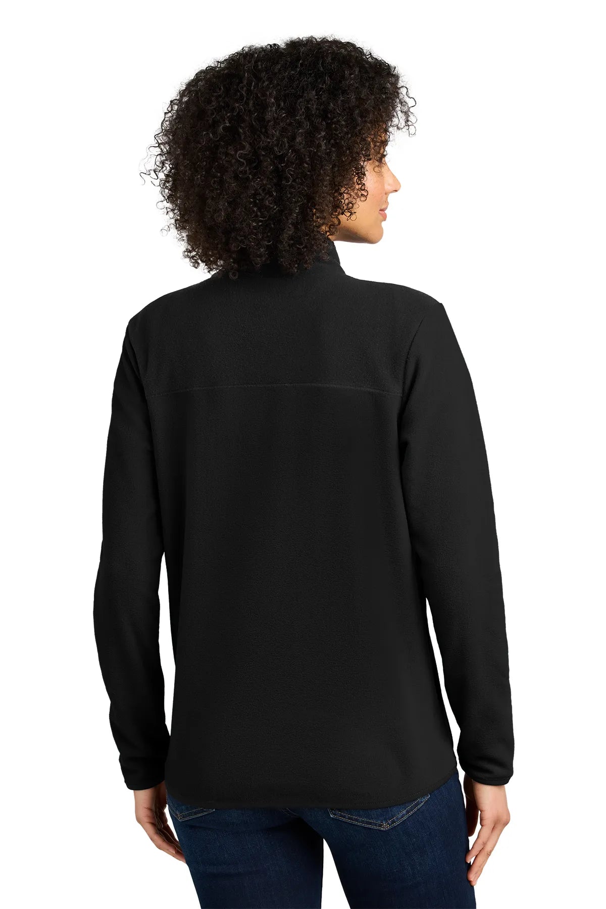 The North Face® Ladies Glacier Full-Zip Fleece Jacket NF0A7V4K TNF Black_1