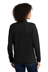 The North Face® Ladies Glacier Full-Zip Fleece Jacket NF0A7V4K TNF Black_1