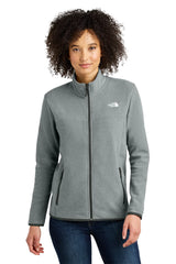 The North Face® Ladies Glacier Full-Zip Fleece Jacket NF0A7V4K TNF Medium Grey Heather