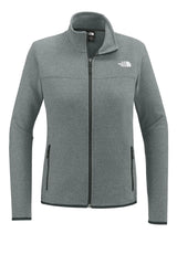 The North Face® Ladies Glacier Full-Zip Fleece Jacket NF0A7V4K TNF Medium Grey Heather_3