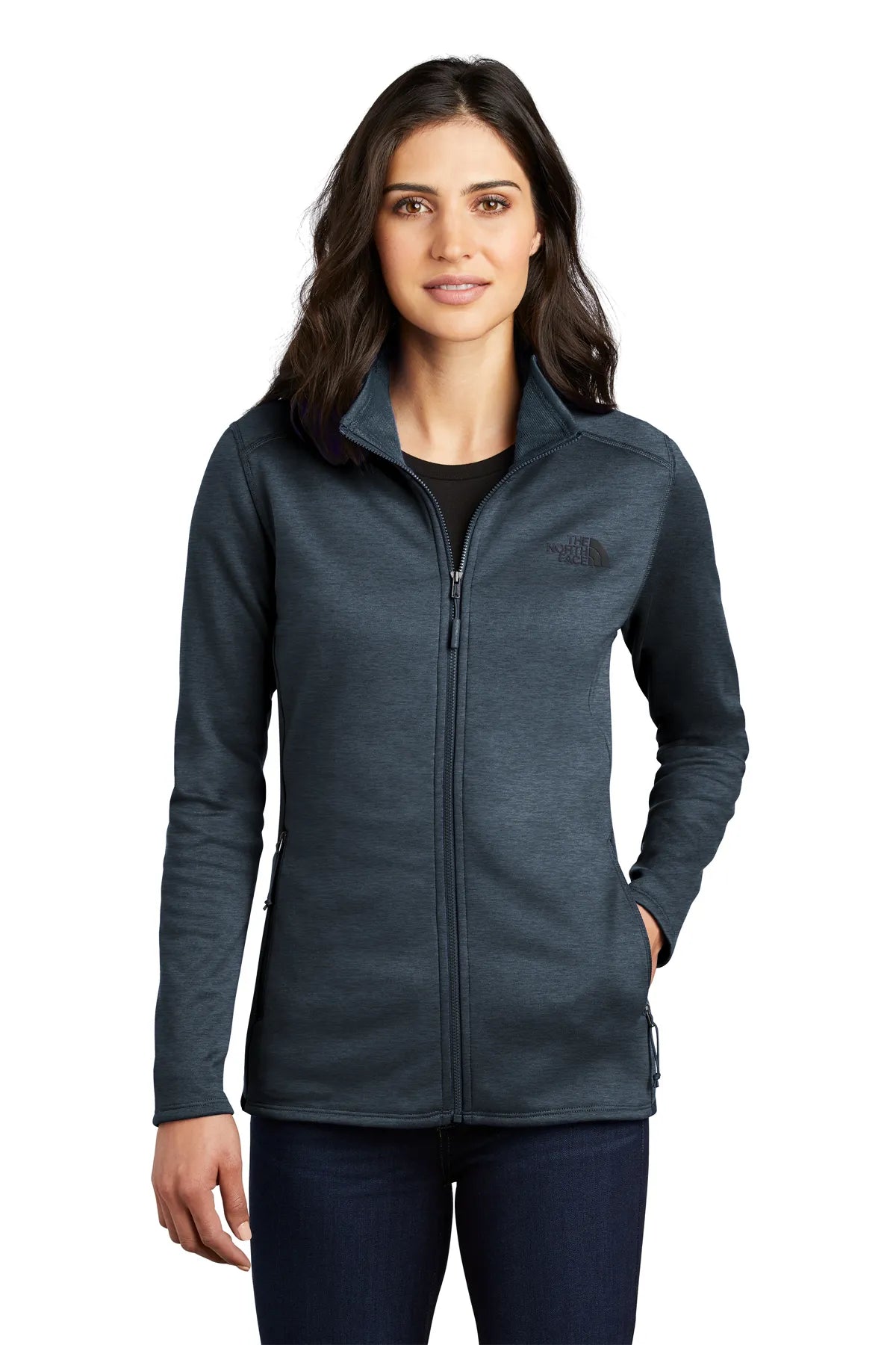 The North Face ® Ladies Skyline Full-Zip Fleece Jacket NF0A7V62 Urban Navy Heather